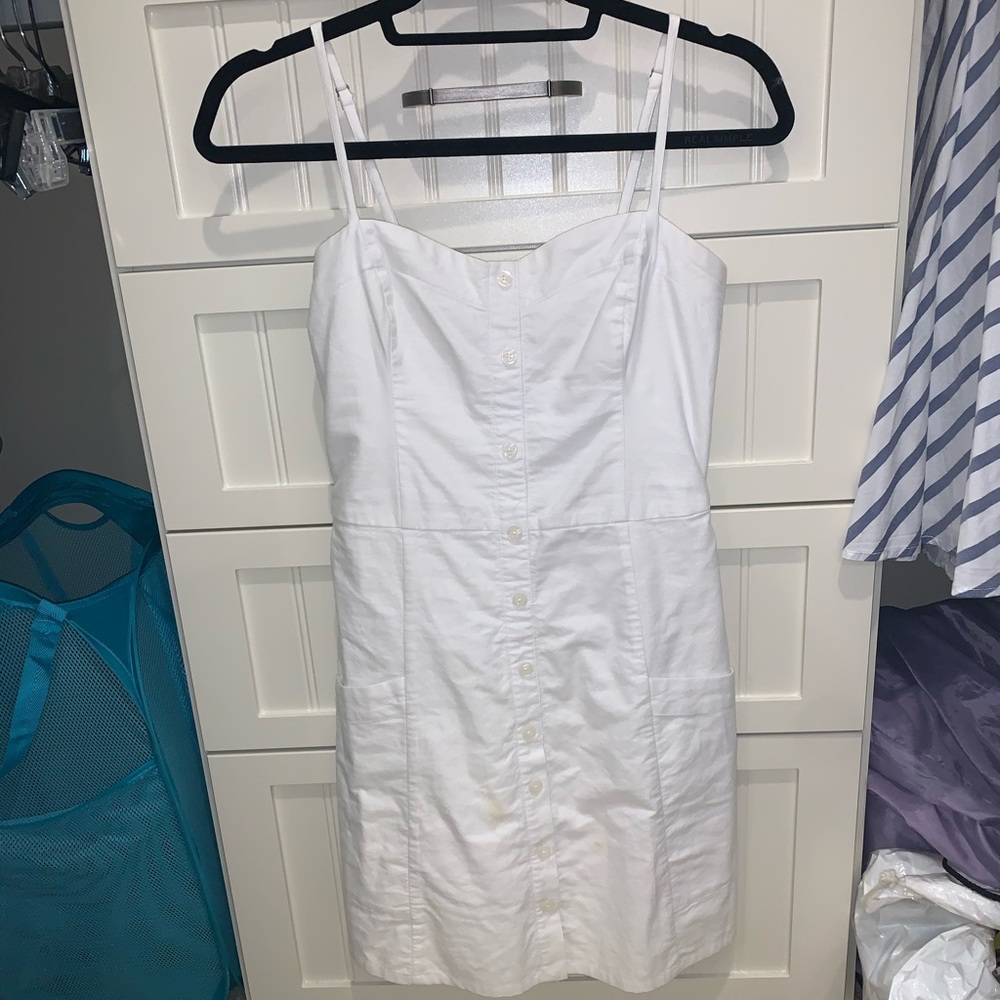 Abercrombie and Fitch White Denim Dress